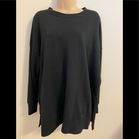 aerie Tops - Aerie Black Terry Tunic